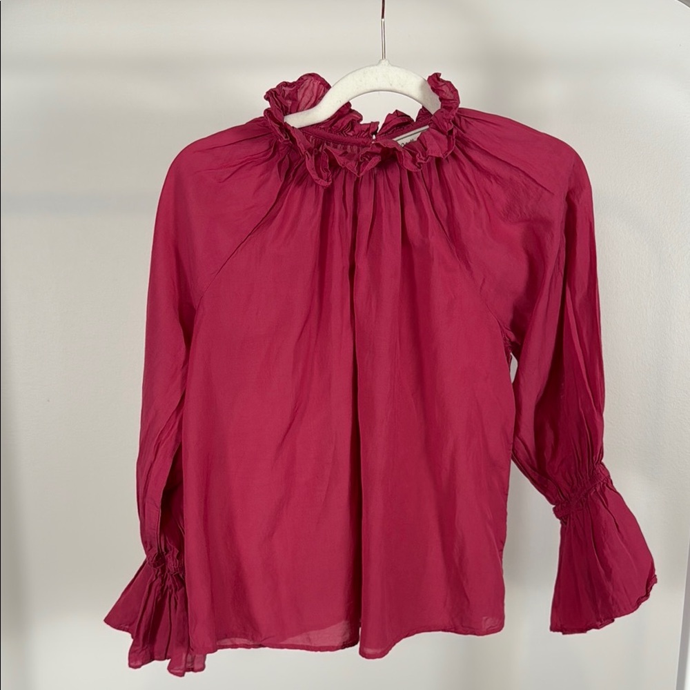 Mille Pink Mock Top (XS)